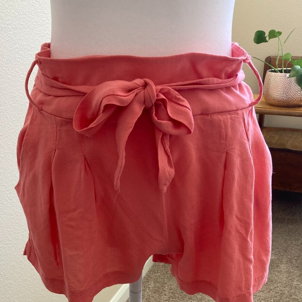 Coral Rayon Short